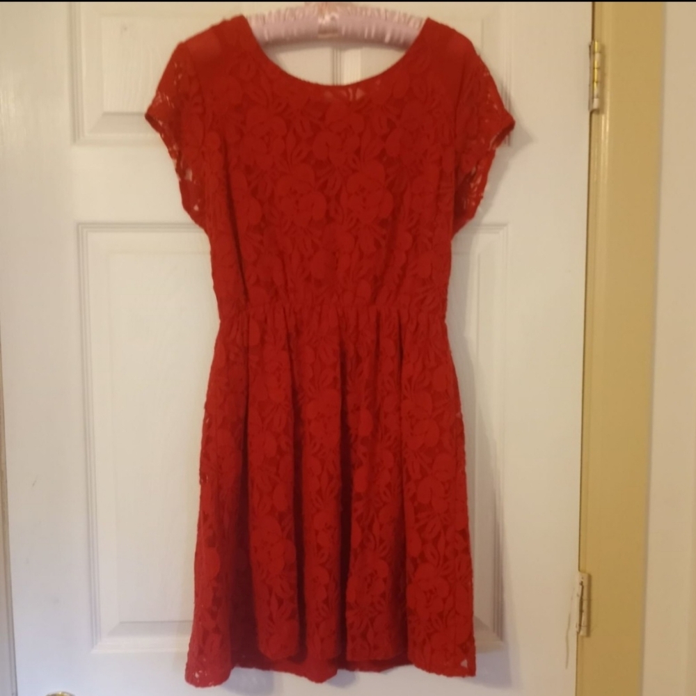 Urban Outfitters Coincidence & Chance Lace Midi Dress